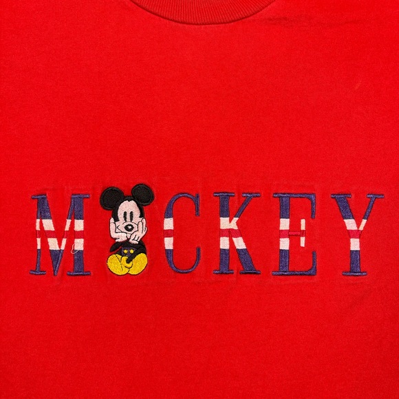 Vintage 90s Disney Mickey Mouse T-shirt - Picture 3 of 5